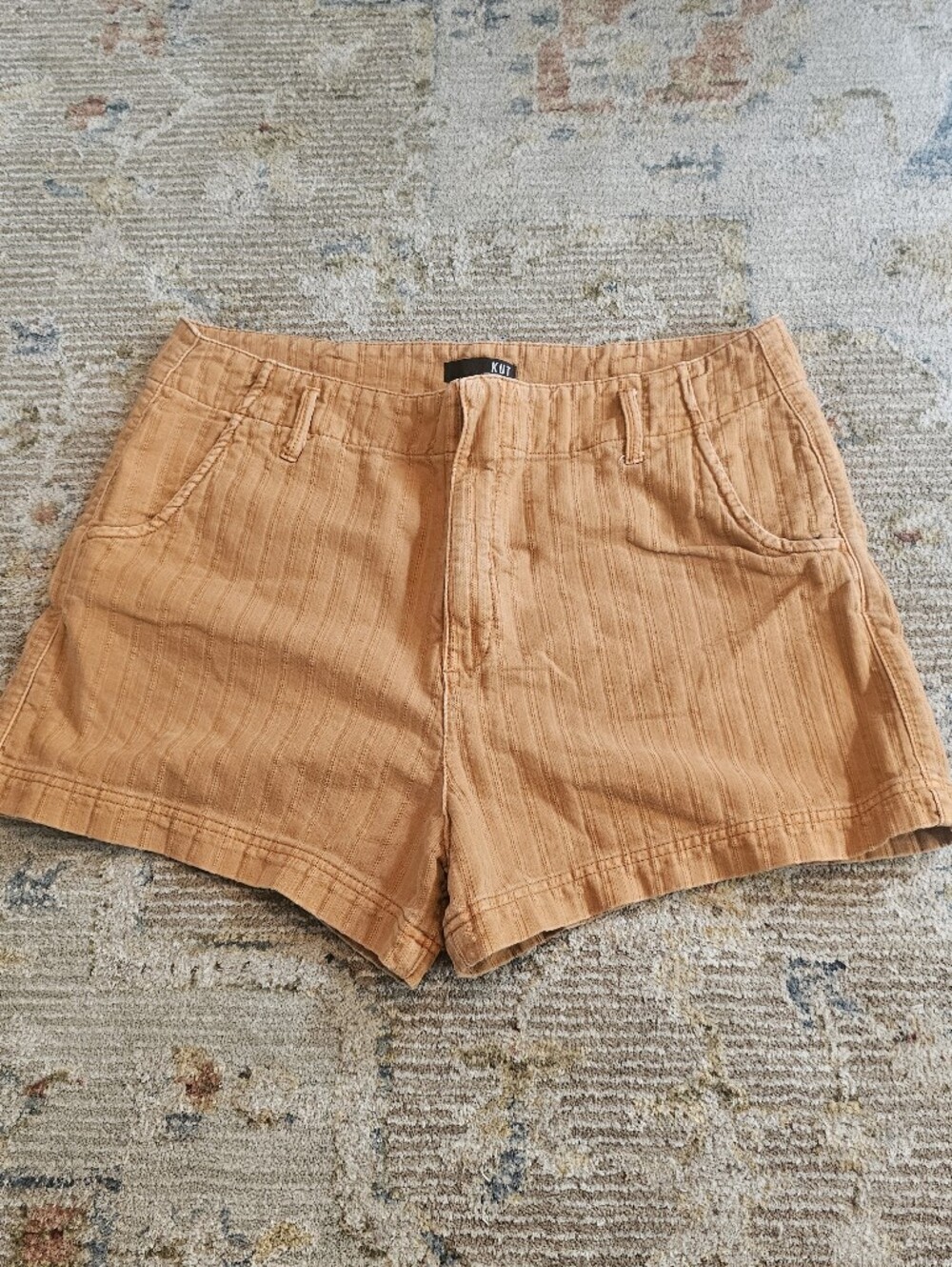 Kut From The Kloth Orange Shorts, Sz 16 With 3" Inseam